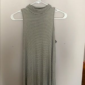 High neck loose skater dress